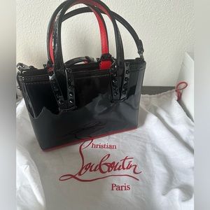 Brand new Christian Louboutin mini black bag with studs